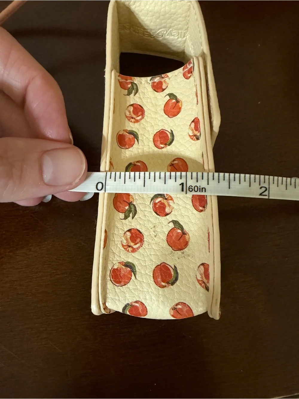 Bath and Body Works x Vera Bradley Peach Print Lipgloss Holder